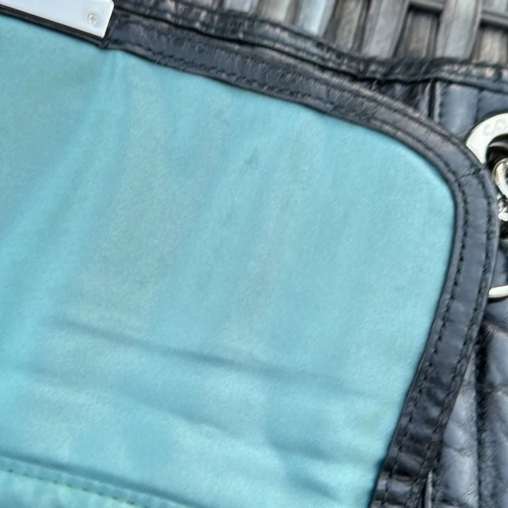 Coach quilted distressed